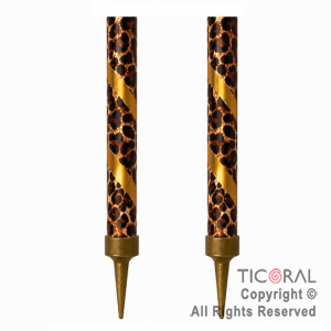 KIT DECO TORTA ANIMAL PRINT (12 UNIDADES)